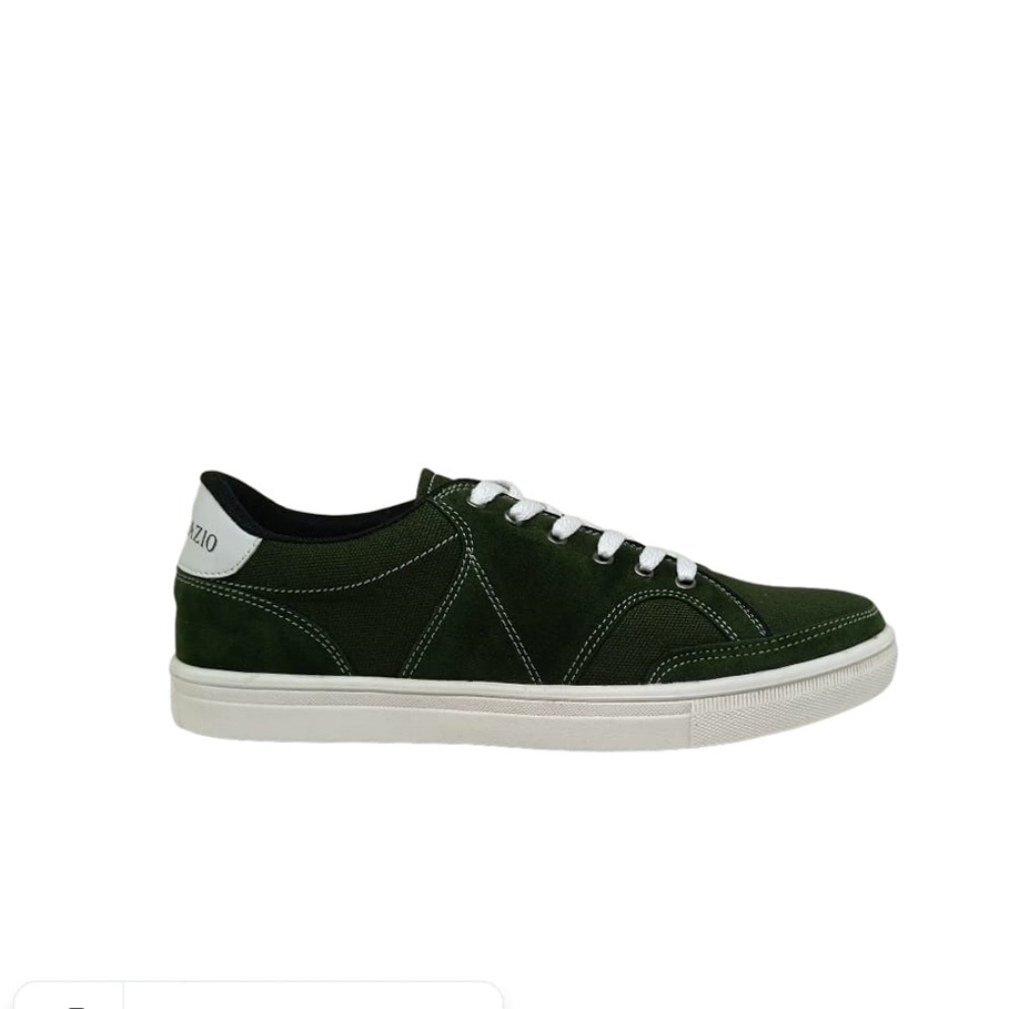 ALFIAN X ZAGIB SNEAKERS | Sepatu Pria Green Army Big Size Kets Tali Skate Daily Cowok Ukuran Besar Jumbo 39-44