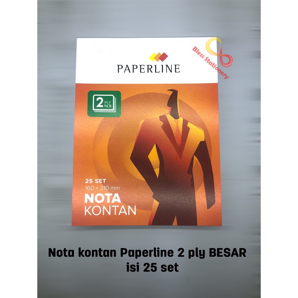 

Buku nota kontan Paperline BESAR 2 ply Buku nota 2 rangkap buku nota NCR buku bon rangkap 2