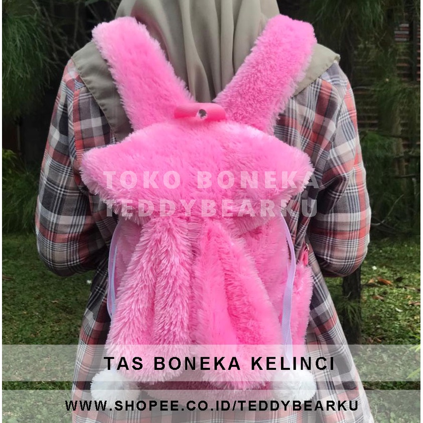 IMPORT! TAS BONEKA KELINCI BACKPACK RANSEL SERUT PIKABOY KOREA