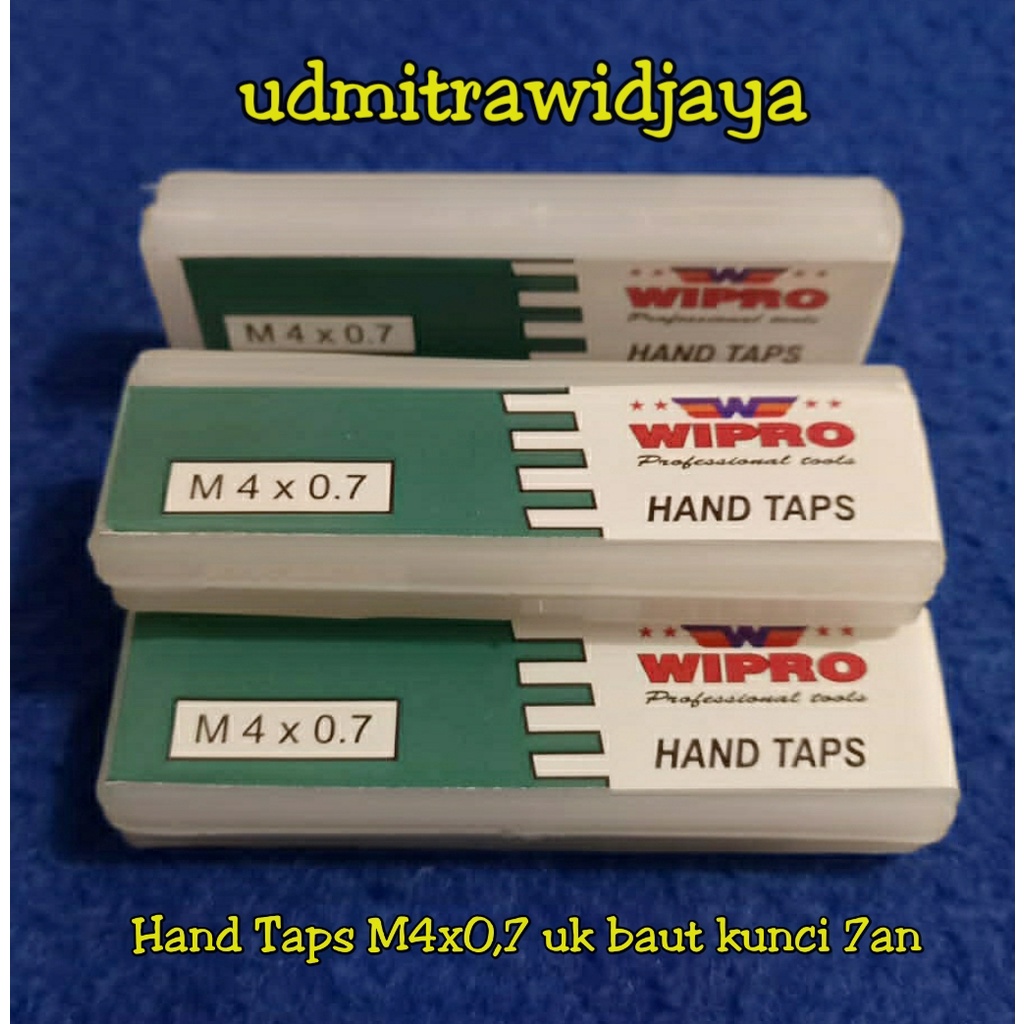 Hand Taps Handtab Handtap Handtaps Taps Handtap Wipro  alat pembuat ulir lubang baut ( Drat Halus ) m3 m4 m5 m6 m7 m8 m10 m12 m14 m16 m18 m20 m22 m24 m26 ALAT PEMBUAT DRAT HANDTAPS HAND TAPS TAPER PLUG BOTTOMING DRAT HALUS