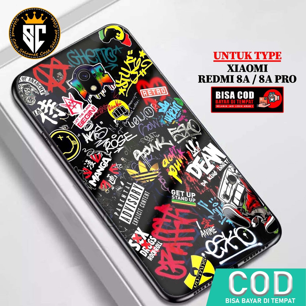 Case Xiaomi 8A / 8A Pro Casing Xiaomi 8A Pro / 8A Selamet Case [STKER] Case Glossy Case Aesthetic Cu