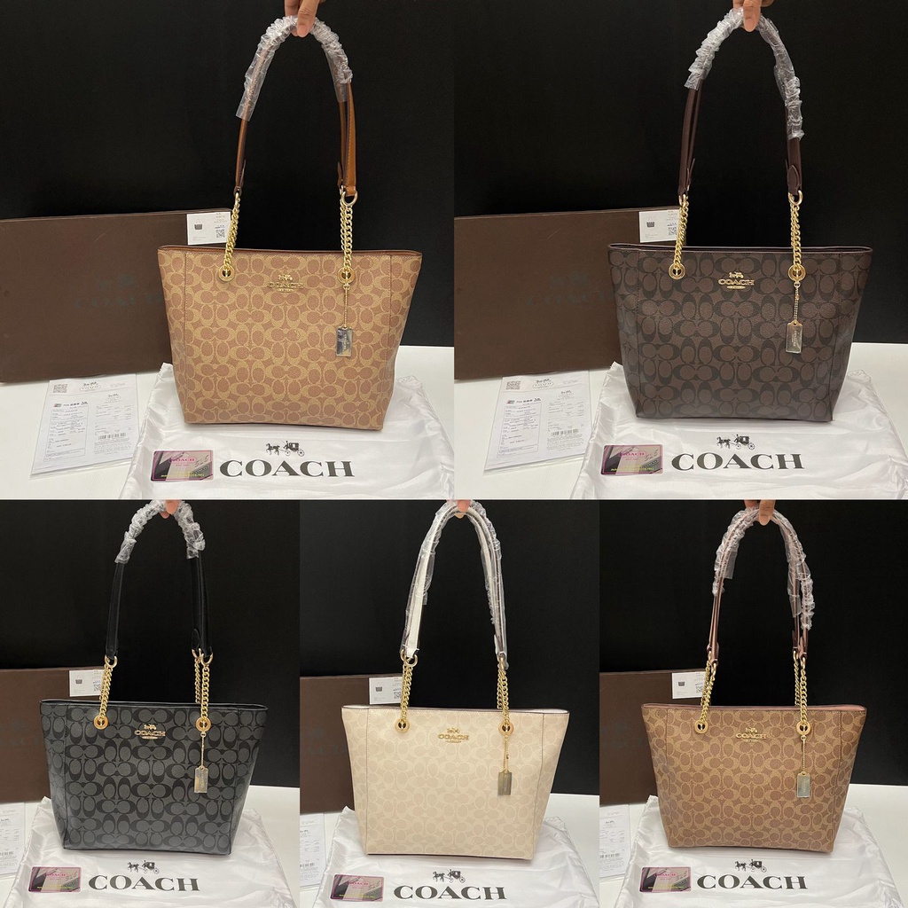 Coach Marlie Tote bag signature tas wanita premium sb