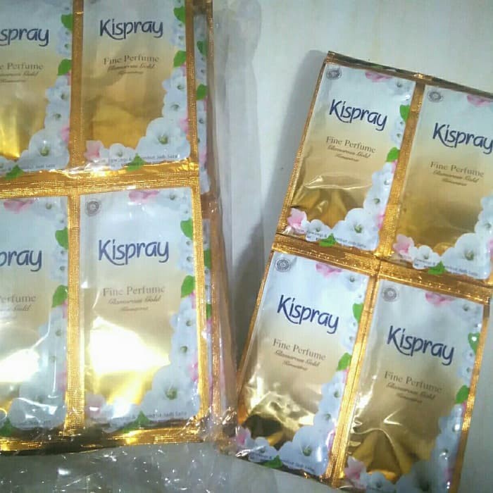 [Ready Now] Kispray Gold Refill 11Ml Serenceng Isi 12 Sachet [Asetrika]
