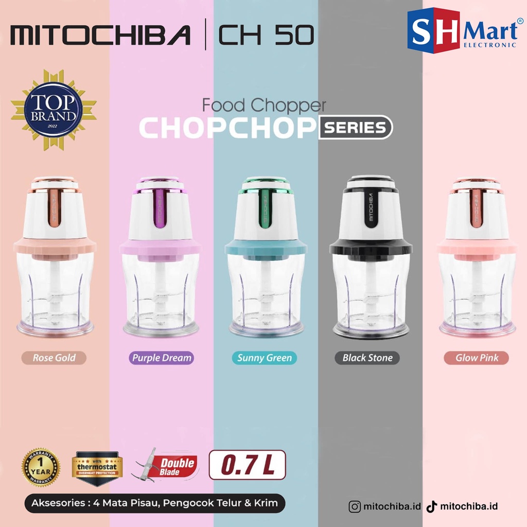 NEW CHOPPER MITOCHIBA CH50 / CH-50 PENGGILING DAGING / BLENDER / PENGHANCUR ES / BLENDER SERBAGUNA