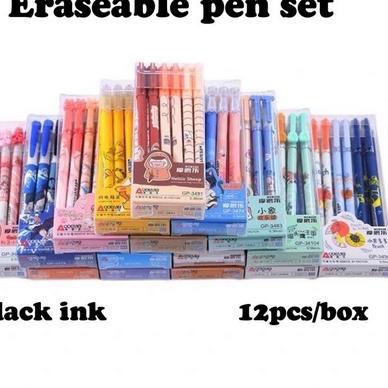 

Stok terbaru NG (12pcs) pena bisa hapus/pen gel hapus/erasable pen/pen hapus lucu fancy murah