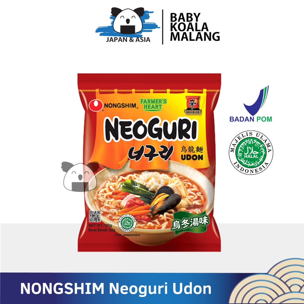 

NONGSHIM Ramen Korea Neoguri Udon 120g Halal,,,---