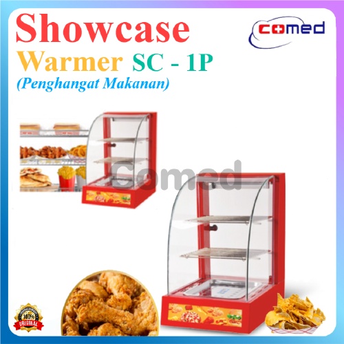 SC-1P SHOWCASE WARMER - Curved Glass Showcase - SC-2P SHOWCASE WARMER - Showcase Warmer Display Peng