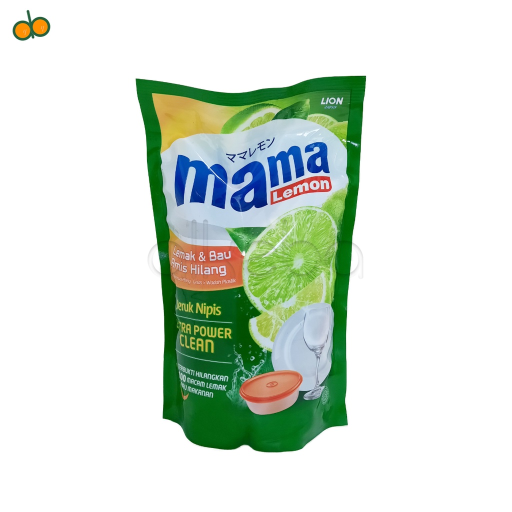 Mama lemon Jeruk Nipis 680 ml Sabun Cuci Piring Refill Liquid Dishwash sabun cuci piring