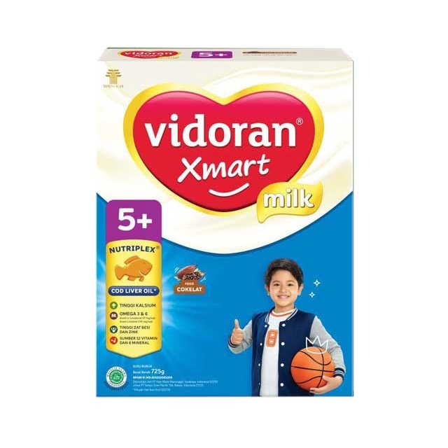 

VIDORAN XMART 5+ NUTRIPLEX COKLAT 725G