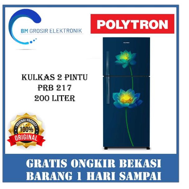 POLYTRON PRB 217 KULKAS 2 PINTU