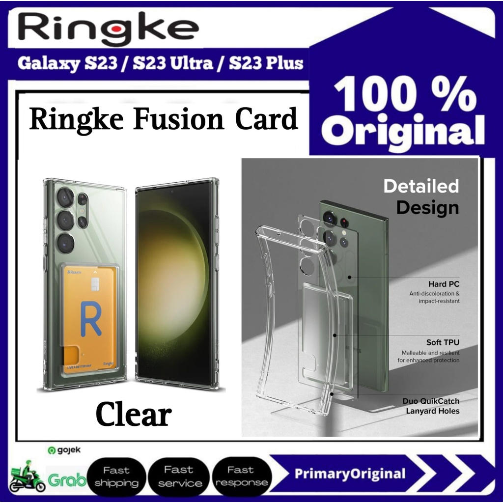 Case Samsung Galaxy S23 Ultra Plus Ringke Fusion Card