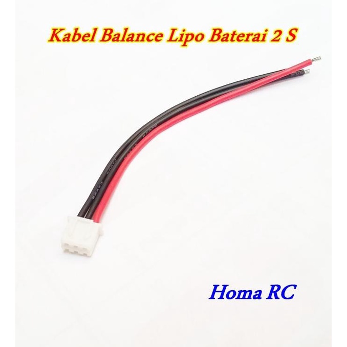 Kabel Balance Lipo Baterai 2 S