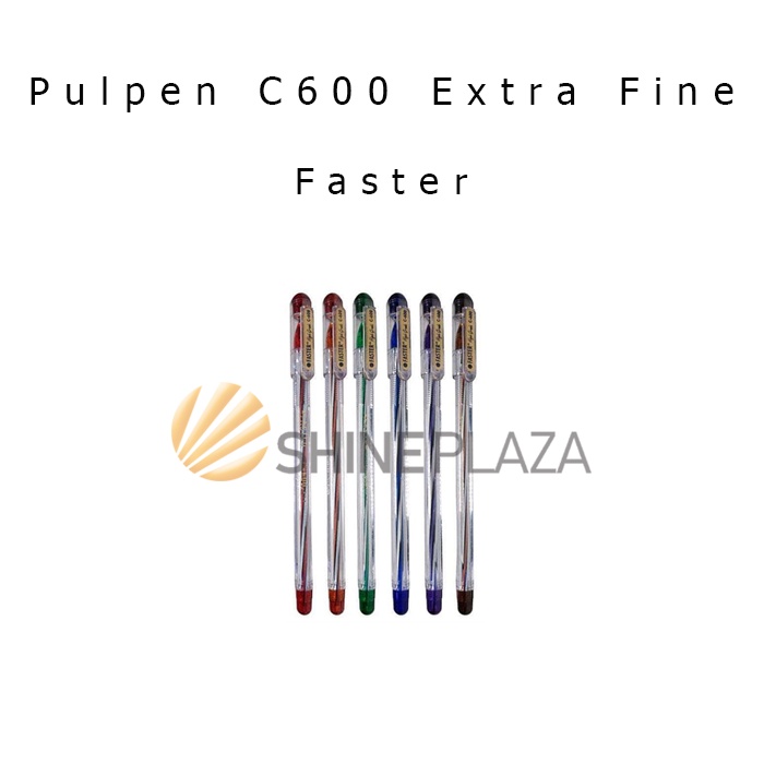 

Pulpen Faster C600 Extra Fine 0.7mm - Bolpen Pena Pen Semi Gel 0,7 mm