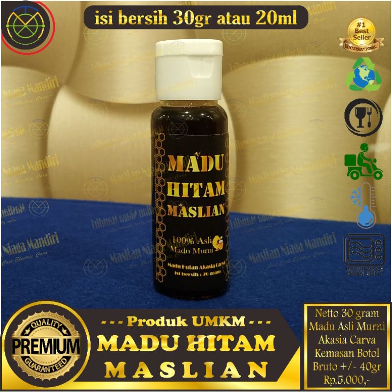 

Madu Hitam Maslian Nextar Akasia Carva isi 30gram Untuk Tester Rasa