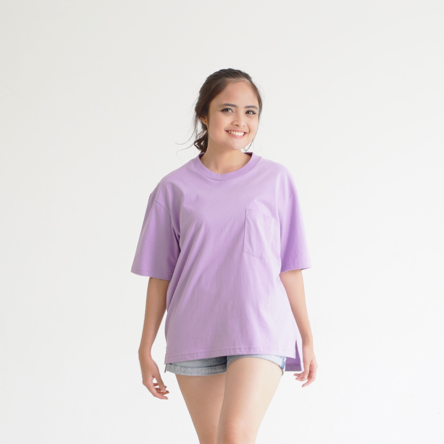 HOODIE GOODIE Premium Oversized T-Shirt Lilac