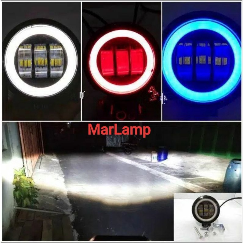 Lampu Tembak sorot CWL 3mata 6D 30Watt