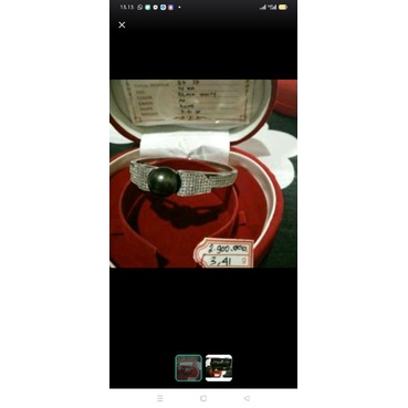 gelang mutiara air hitam lombok