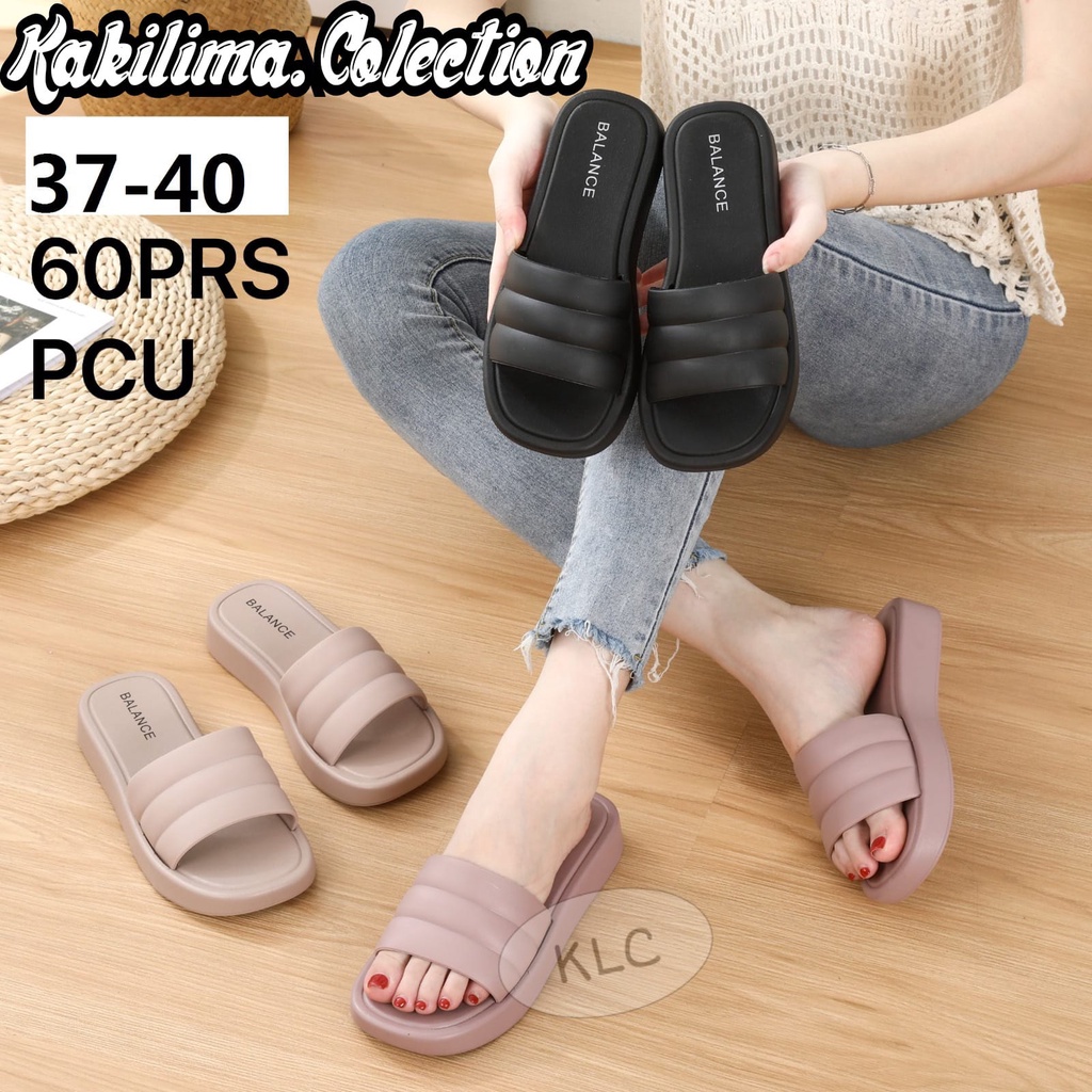 balance 2802/ sandal karet jelly wanita wedges perempuan korean