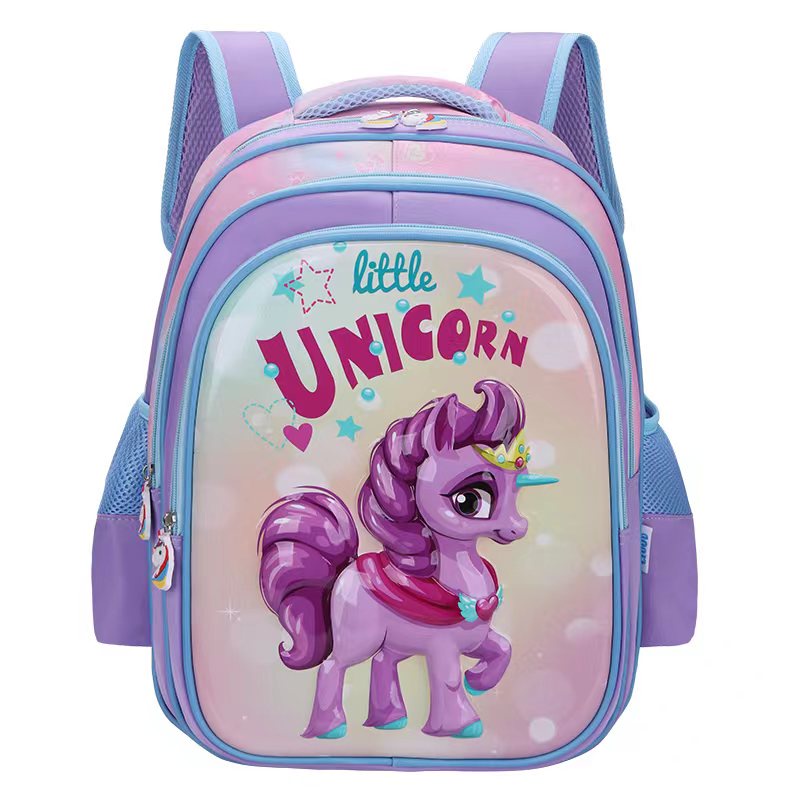 PROMO Ransel SD TAS Anak Sekolah Perempuan Cewe Cantik Gambar KUDA Pirang TIMBUL 3Resleting ( Odet Aurora Sun Lily Gogo Candy Snow Happy Cool Gliter )