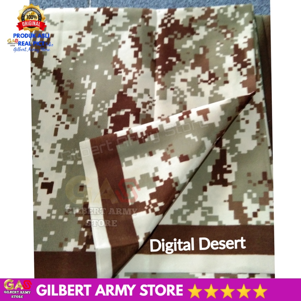 Sarung Dewasa Motif Loreng Army TNI Kasad Terbaru Sarung Santri Sholat Pria Putra Putri Kain Tenun Batik Murah GILBERT ARMY STORE