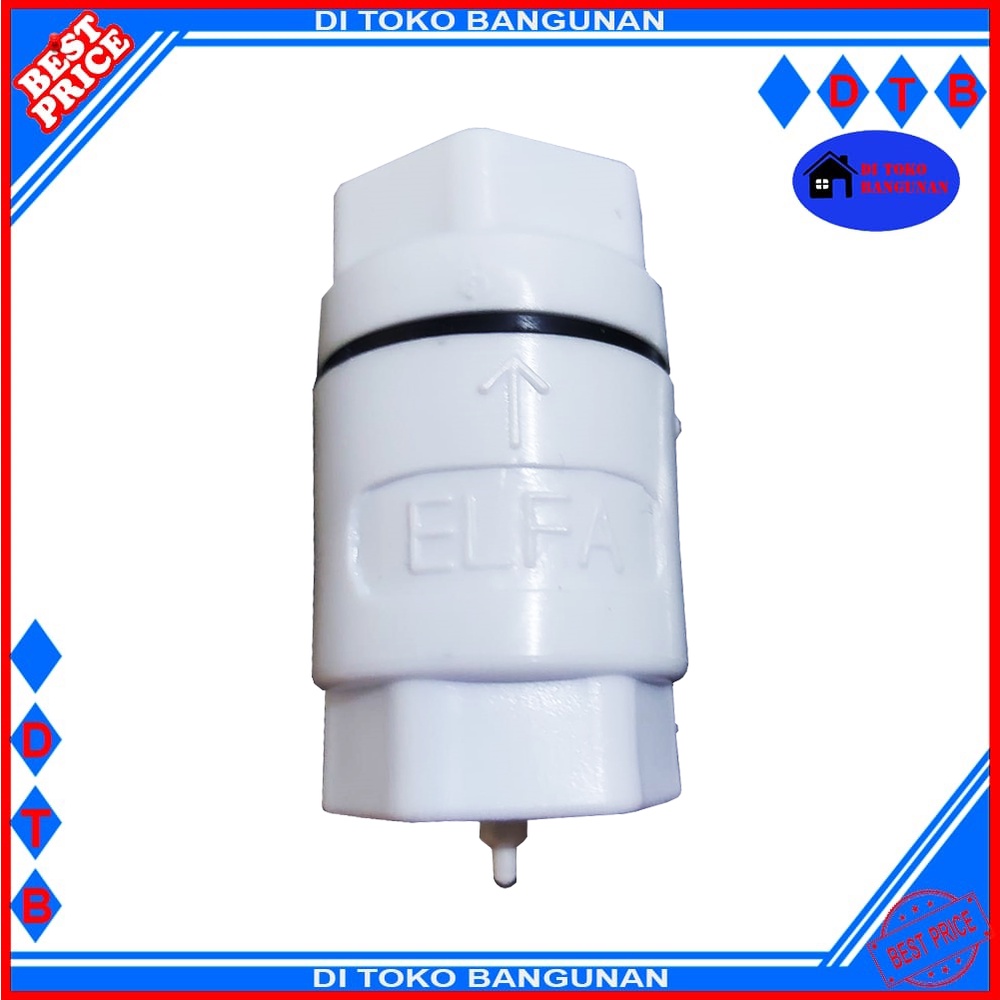 Tosen Klep Tusen Klep ELFA 1/2 &quot; 3/4&quot; 1&quot; FOOT VALVE