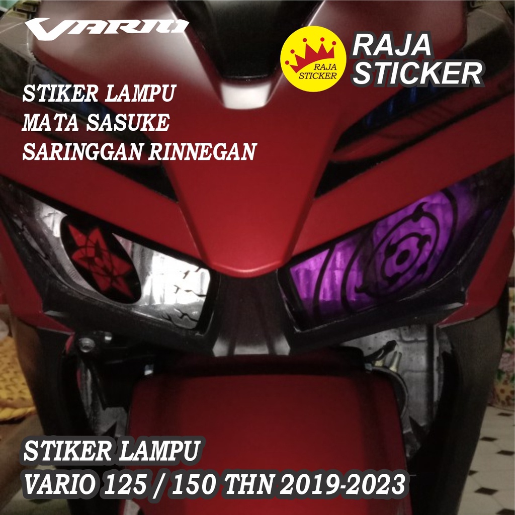 STIKER LAMPU MATA SARINGGAN SASUKE VARIO NEW 2018 2019