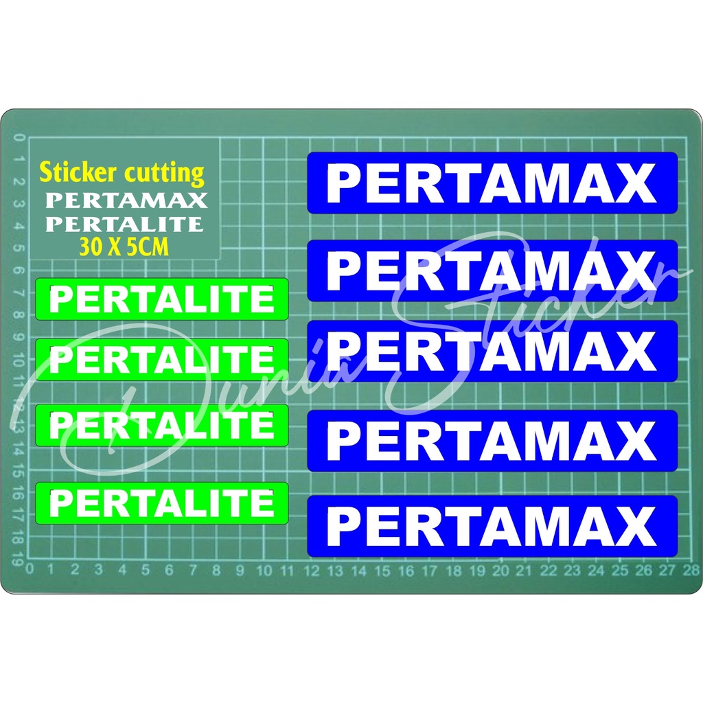 

STICKER CUTING PERTAMAX / PERTALITE / STICKER PETAMINA BISA CUS TOM UKURAN-DUNIA_STICKER