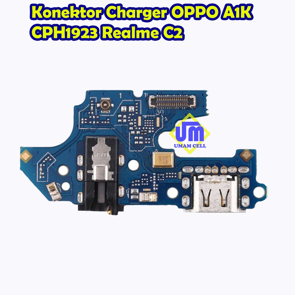 UI BOARD - FLEXIBLE BOARD - CONNECTOR CHARGE - MIC - HF OPPO A1K - REALME C2