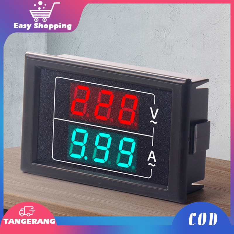 D85-5035VA Voltmeter Ammeter Digital AC60-500V 0-100A Current Meter LED Pengukur Ampere Tegangan