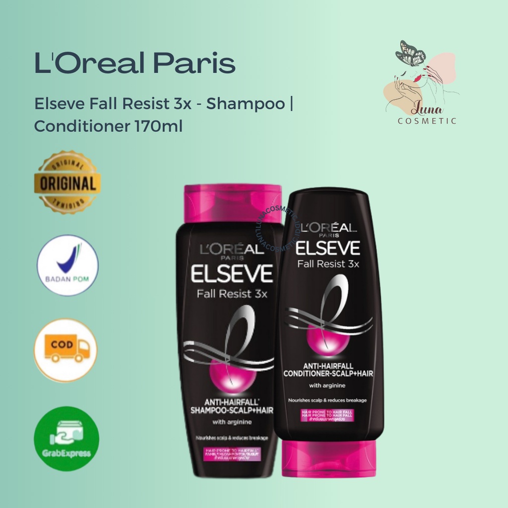 L'Oreal Paris Fall Resist 3x SERIES - 170ml - Hair Care Perawatan Rambut Rontok Loreal