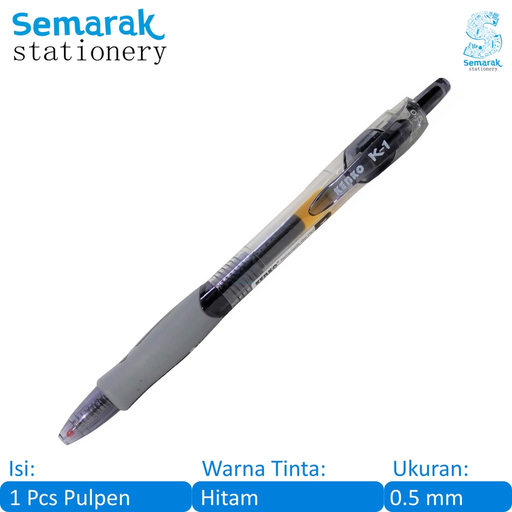 

Kenko K-1 Rectable Gel Pen 0.5 - Hitam