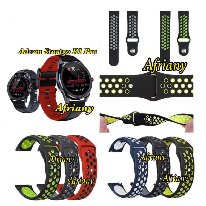 Tali Jam Strap Advan Startgo R1 Pro - Nike Rubber Silikon Sporty