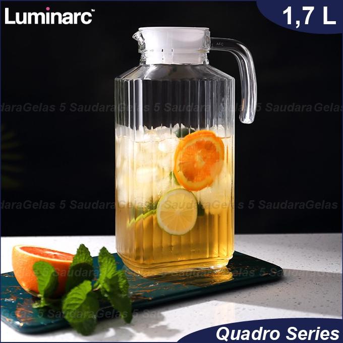 Luminarc Pitcher Quadro 1.7L/Pitcher Kaca Luminarc/Teko Air/Pitcher