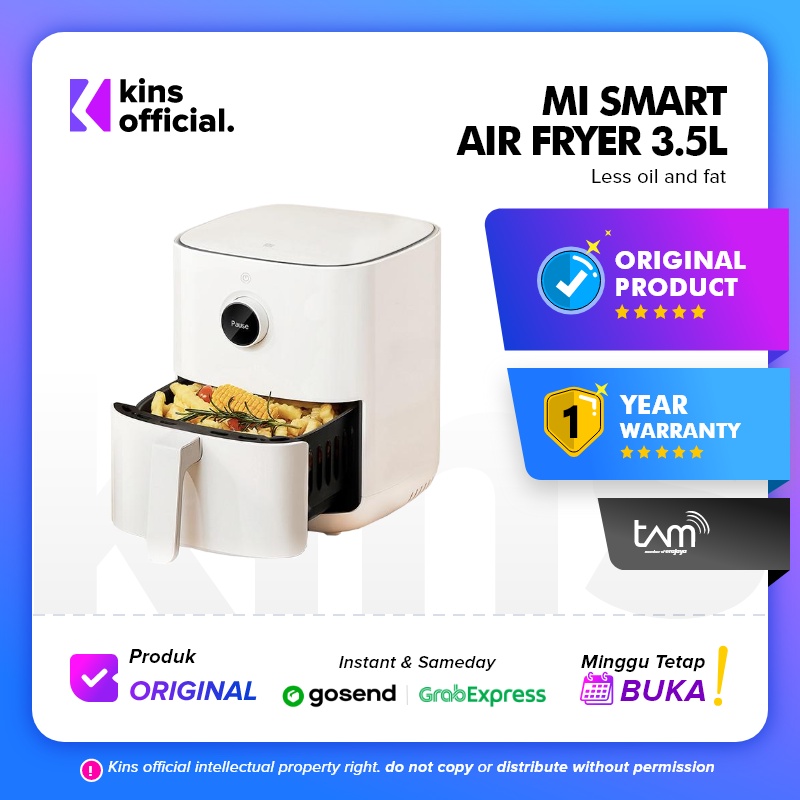 Xiaomi Mi Smart Air Fryer 3.5L - Mesin Penggoreng Tanpa Minyak MAF02