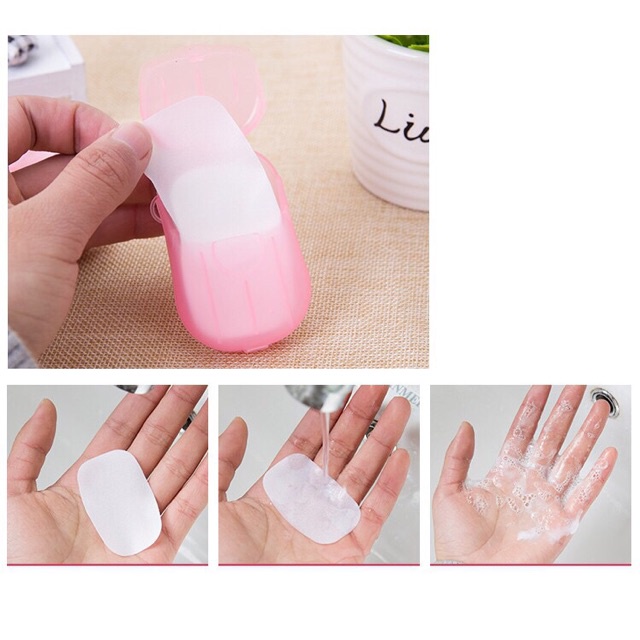 GP Sabun kertas praktis travelling(isi +-20 lembar)