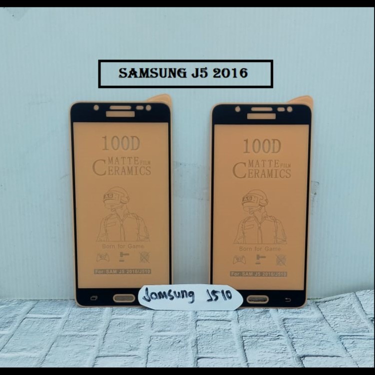 SAMSUNG J5 2015 SAMSUNG J5 2016 Anti gores ceramic matte clear doff anti minyak screen guard pelindung layar plastik bukan kaca