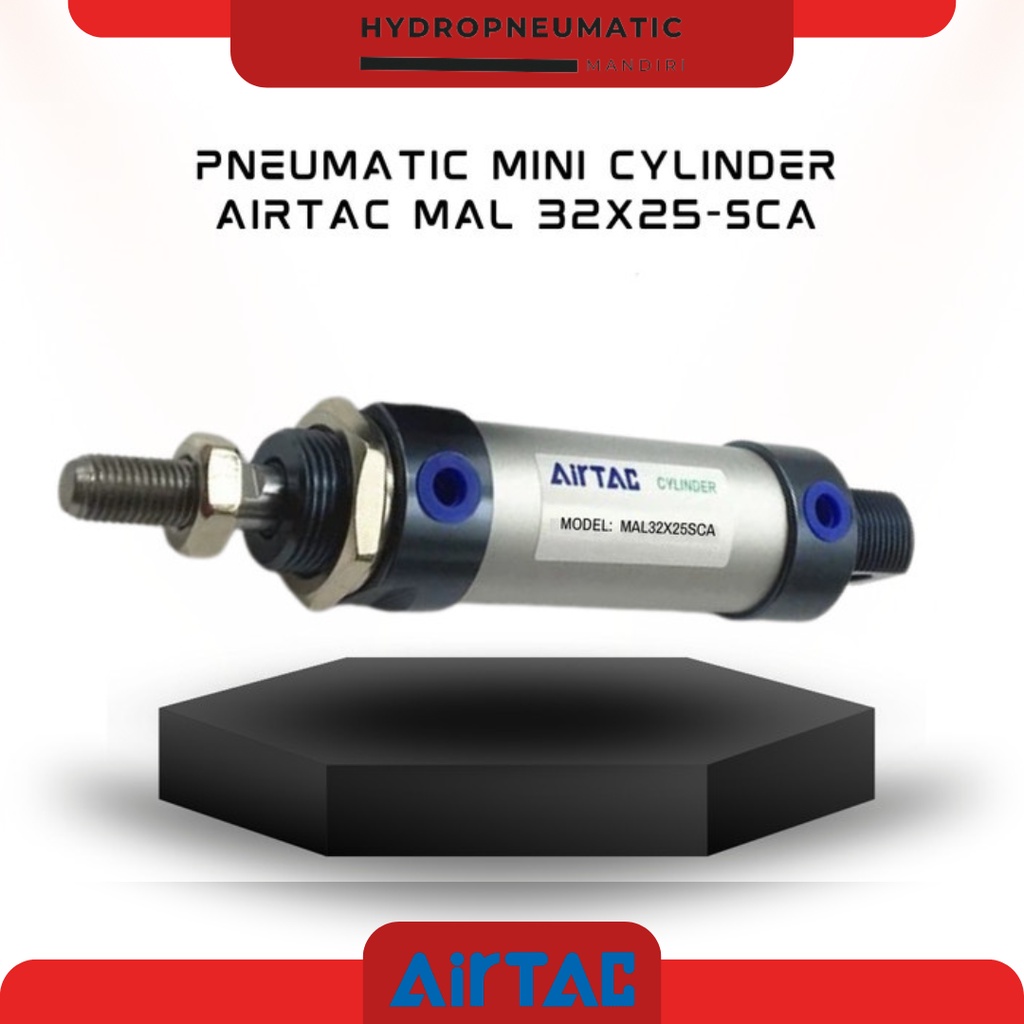 MINI CYLINDER PNEUMATIC MAL-32X25-SCA AIRTAC MAL32X25CA / MAL 32X25 SCA