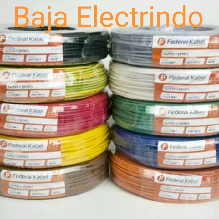 KABEL FEDERAL NYAF 1,5MM ROLL 100M SERABUT NYAF 1 X 1,5 1.5MM NYAF 1,5 MM FEDERAL