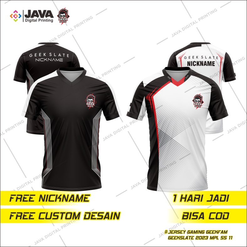 Jual Jersey Kaos Baju Geek Fam Geek Slate Home Away Terbaru Free