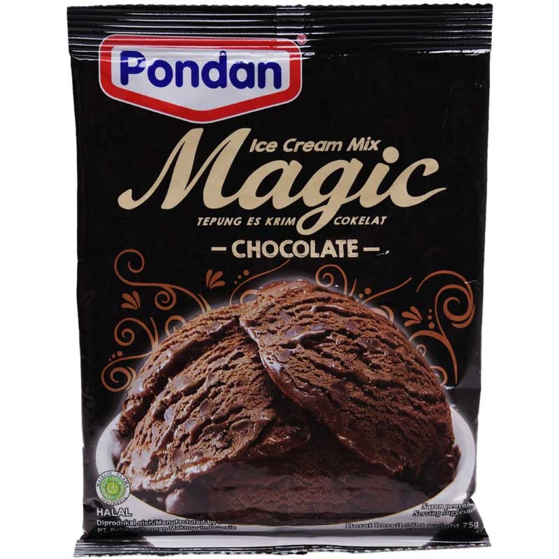 

Pondan Ice Cream Mix Magic Choco 75g