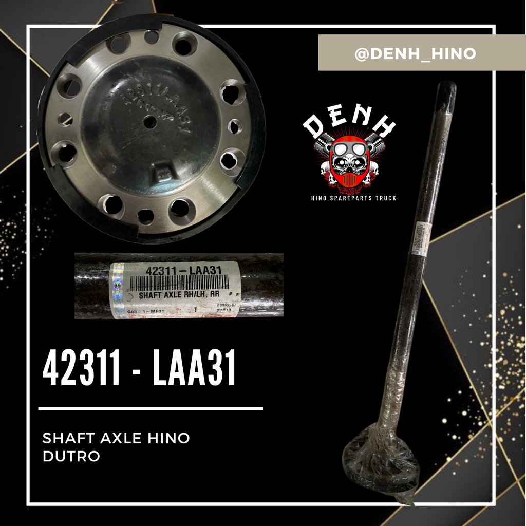 42311 - LAA31 Shaft Axle Hino Dutro Asli HOP