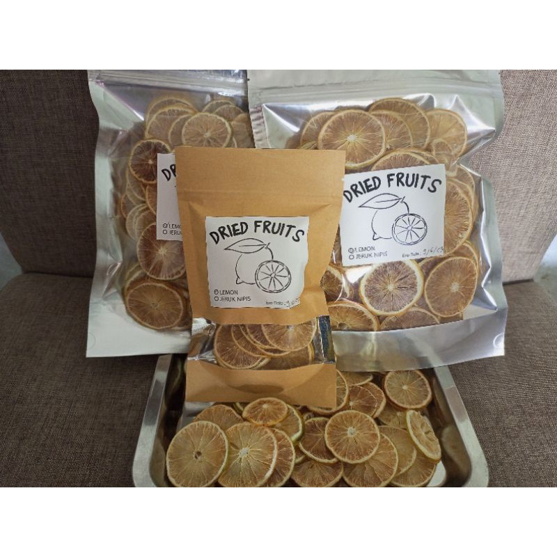 

LEMON KERING DRIED LEMON DEHYDRATOR FRUIT PROSES 100 GRAM 200 GRAM 250 GRAM