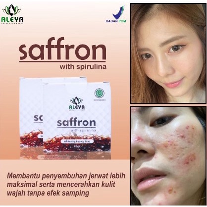 Sabun Saffron Pemutih Wajah Pemutih Kulit Wajah Sabun Muka Sabun Walet Pemutih Kulit Sabun Pemutih