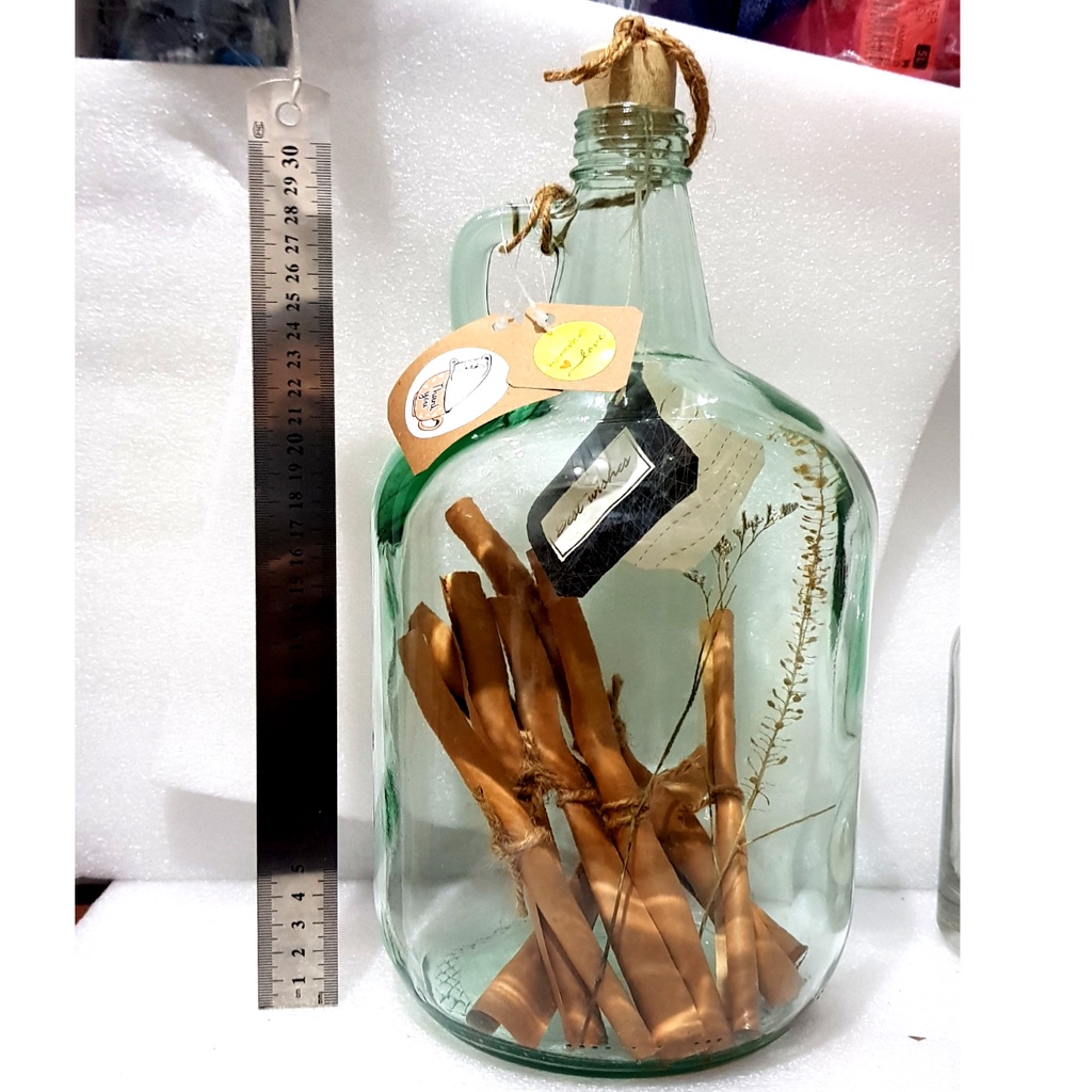 4 LTR  BLESSING  BOTTLE VINTAGE  / WISH BOTTLE UKURAN BESAR 4 L / BLESSING BOTTLE / BOTOL VINTAGE PAJANGAN / KADO