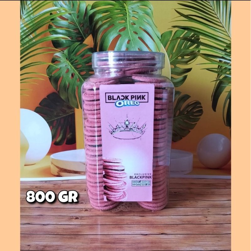 Cemilan / Snack / Lebaran / Viral / Toples Jerapah / Oreo Blackpink / Kue