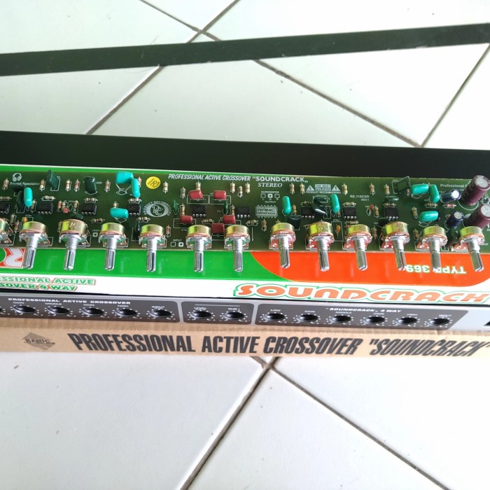 Sound Aktif Crossover 4 Way 4Way Soundcrack Paket Kit Dan Box