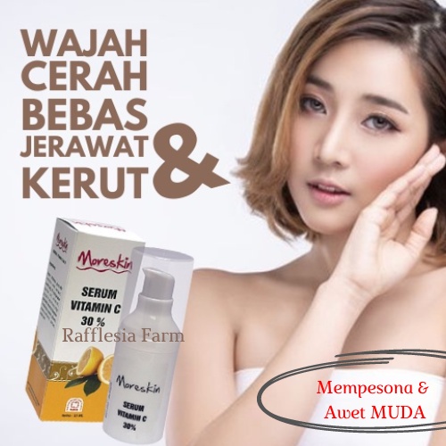 Serum Vitamin C 30% Original / Serum Flek Hitam / Penghilang Keriput Wajah / Pengencang Wajah Kendur