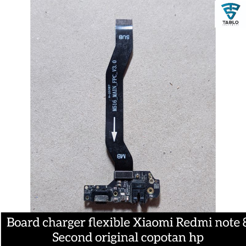 board charger plus flexible Xiaomi Redmi note 8 second original pabrik copotan hp BERGARANSI ✅