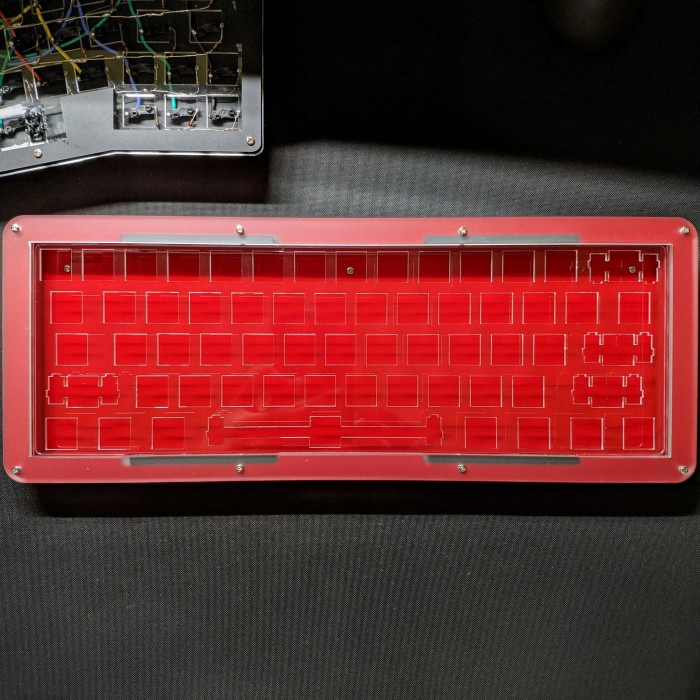 Best Seller Case Acrylic Gasket Mount Fantech Maxfit61 / Vortexseries Vx5 Pro