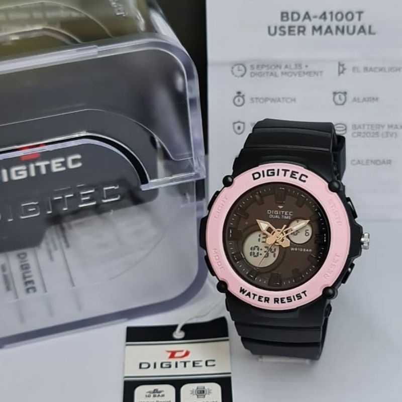 DG 4100 ORIGINAL JAM TANGAN WANITA DUALTIME GARANSI